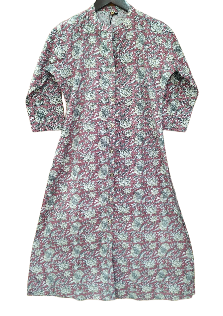 Cotton A-line cut Co-Ord Set