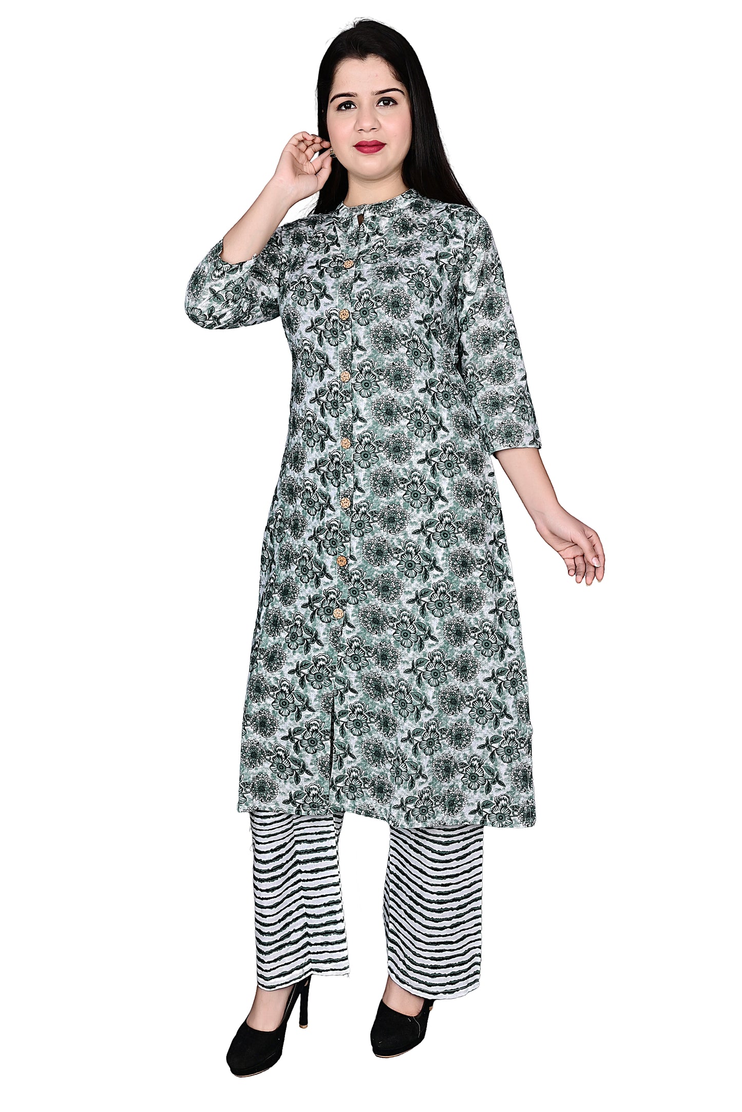 Cotton 2Pc Kurta Palazzo set