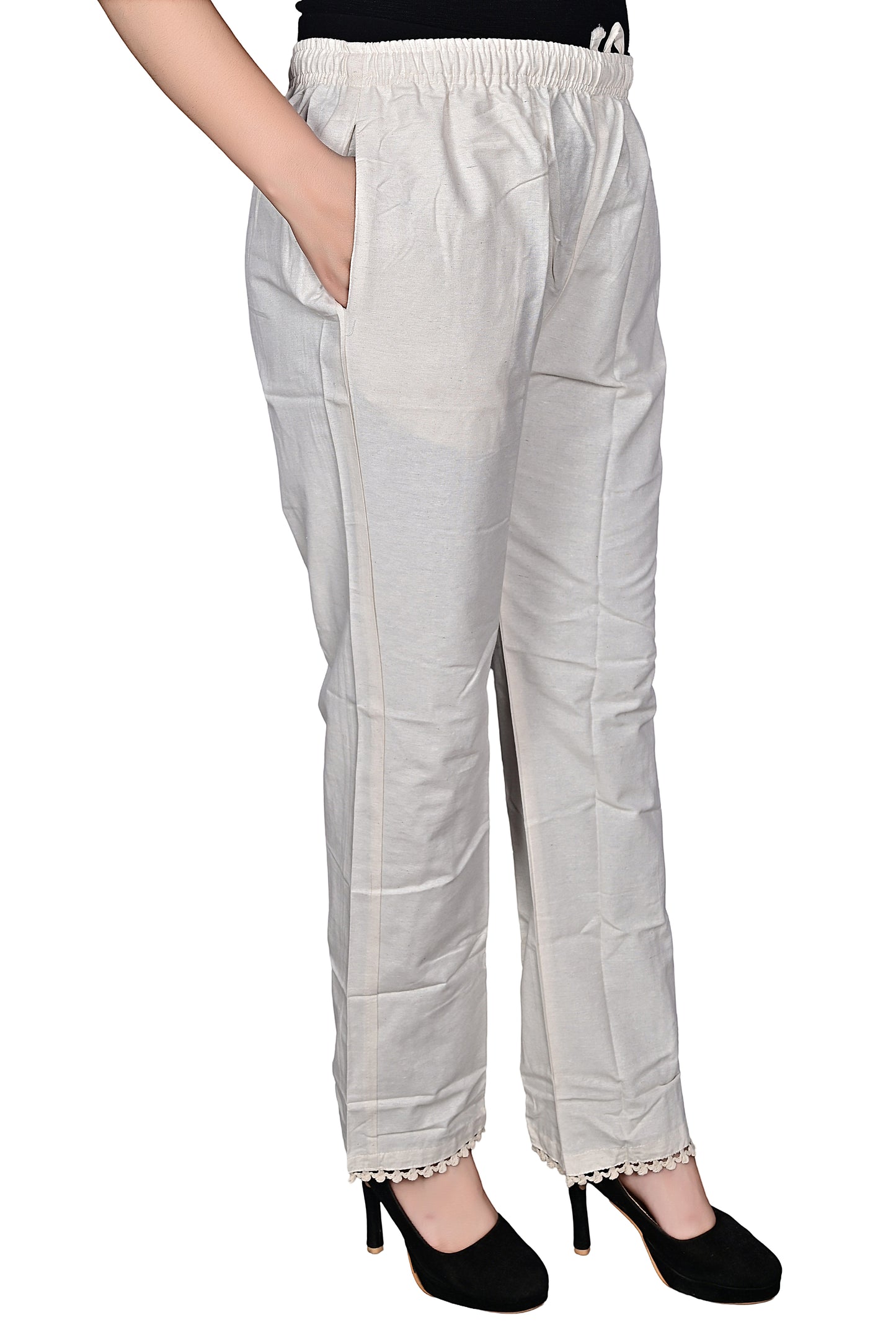 Lilan Cotton Ladies 3pc Kurta Pant suit with Dupatta