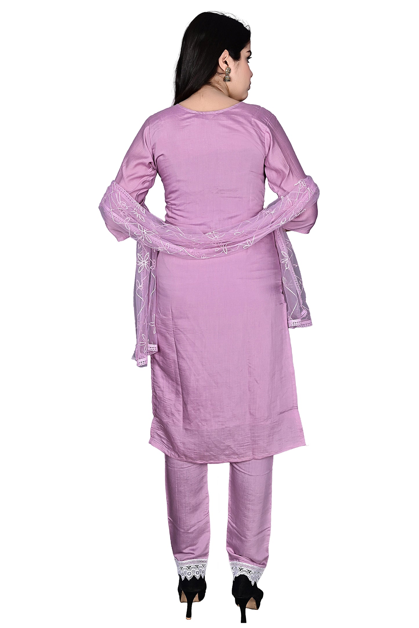 Silk Kurta Pant set with Dupatta
