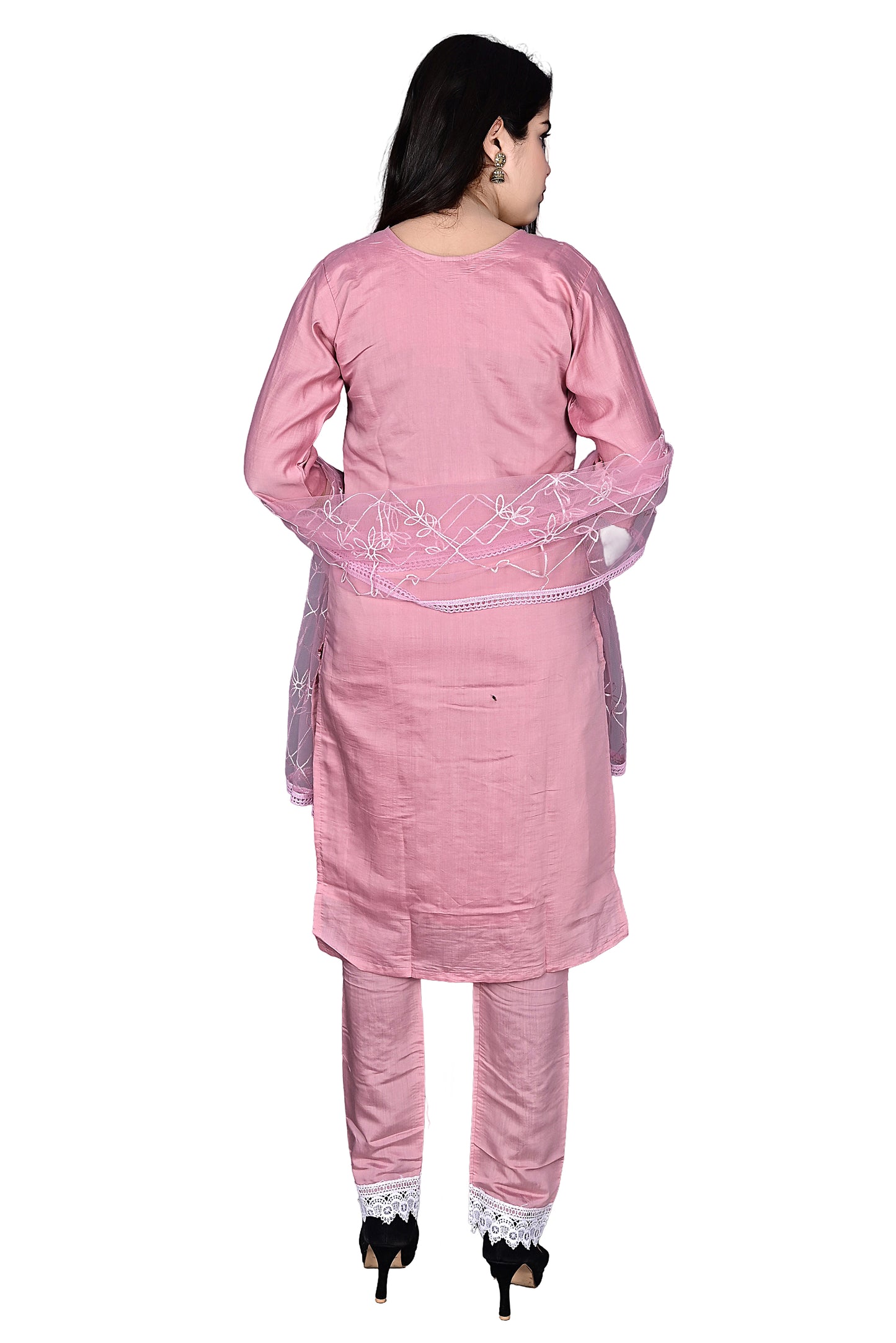Silk Kurta Pant set with Dupatta