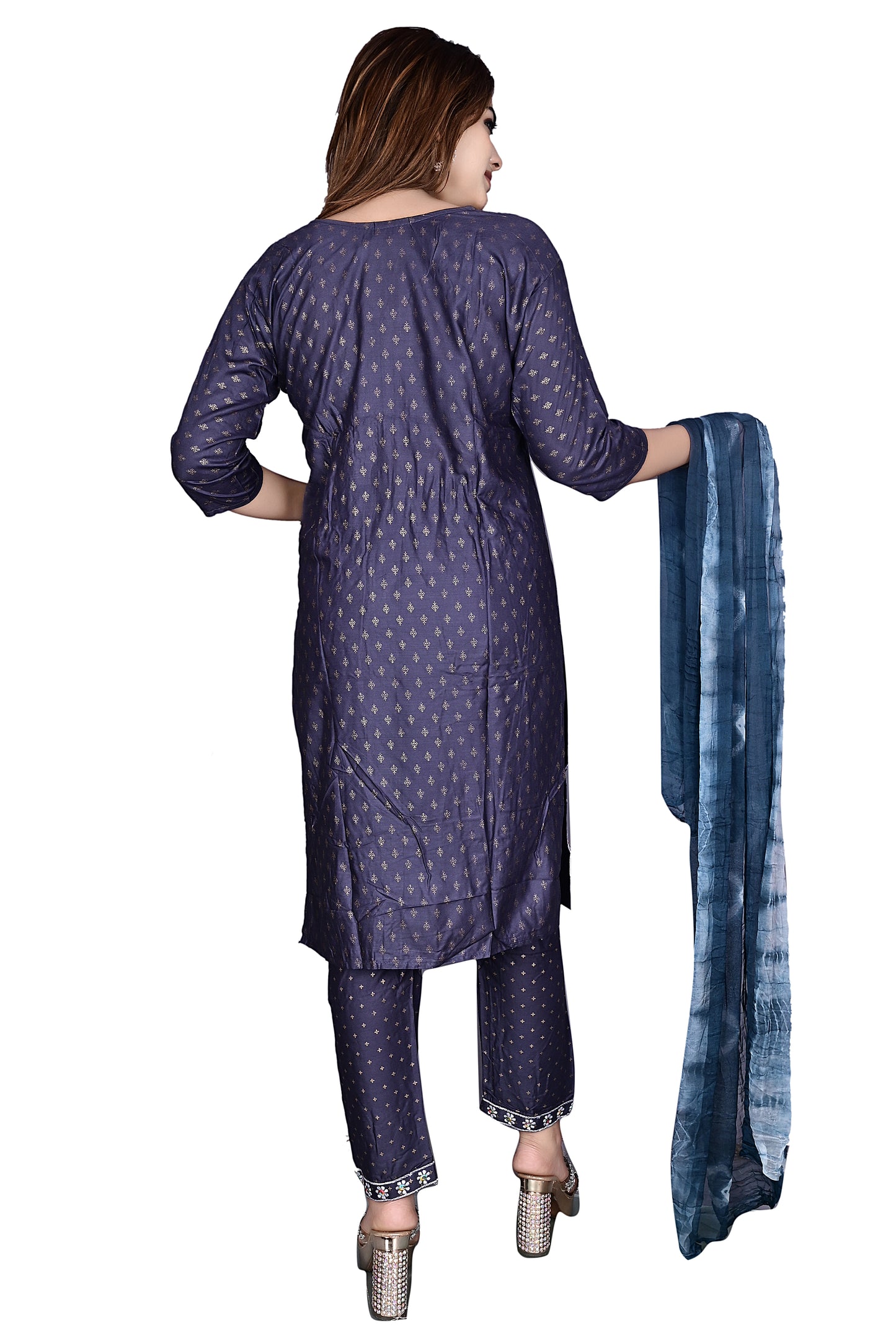 Rayon Kurti, Dupatta with Pant 3Pc suit